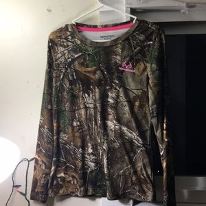 A camo long sleeve,